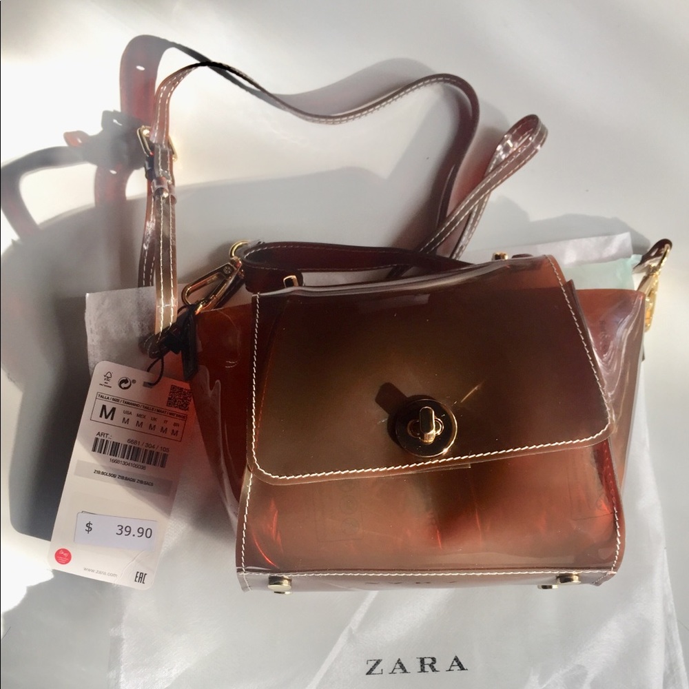 NWT Vinyl plastic mini bag